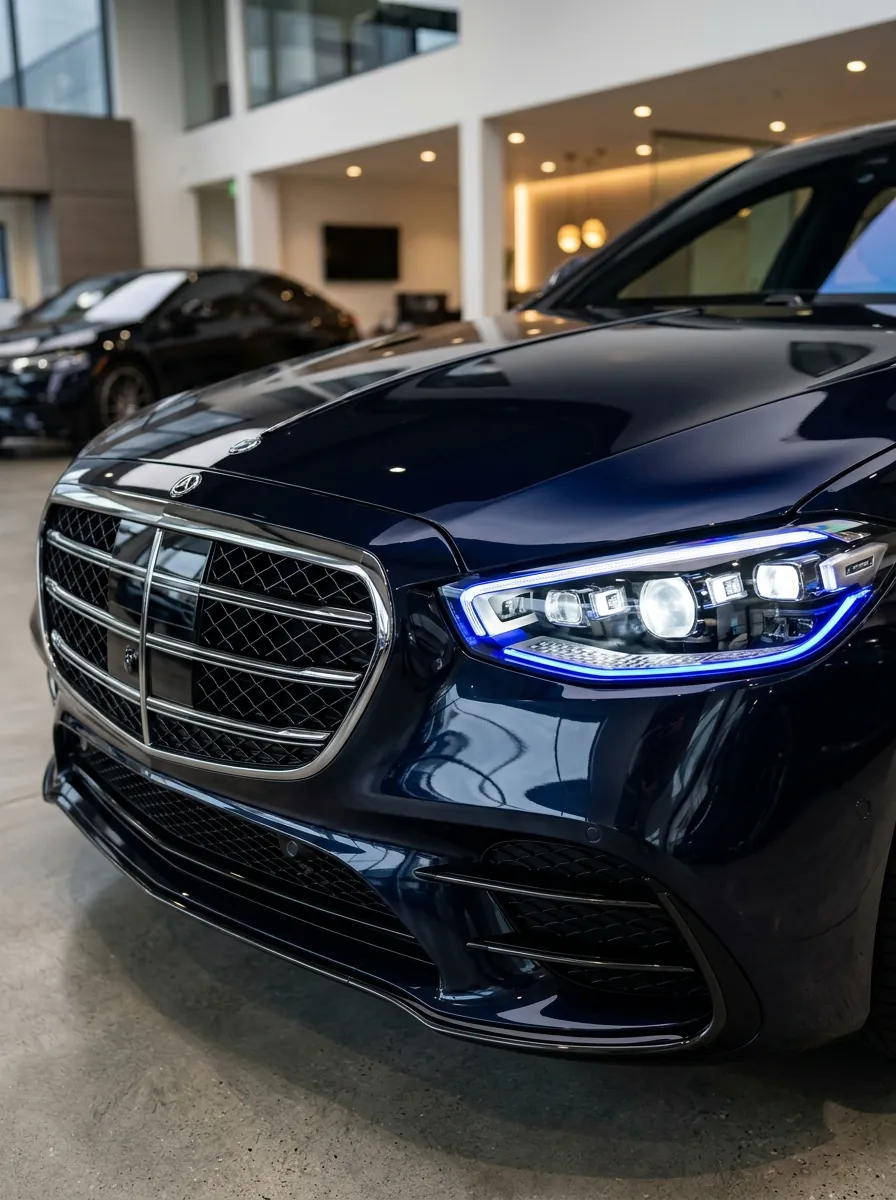 Freshly detailed prestige car for Canberra fleet and dealership detailing